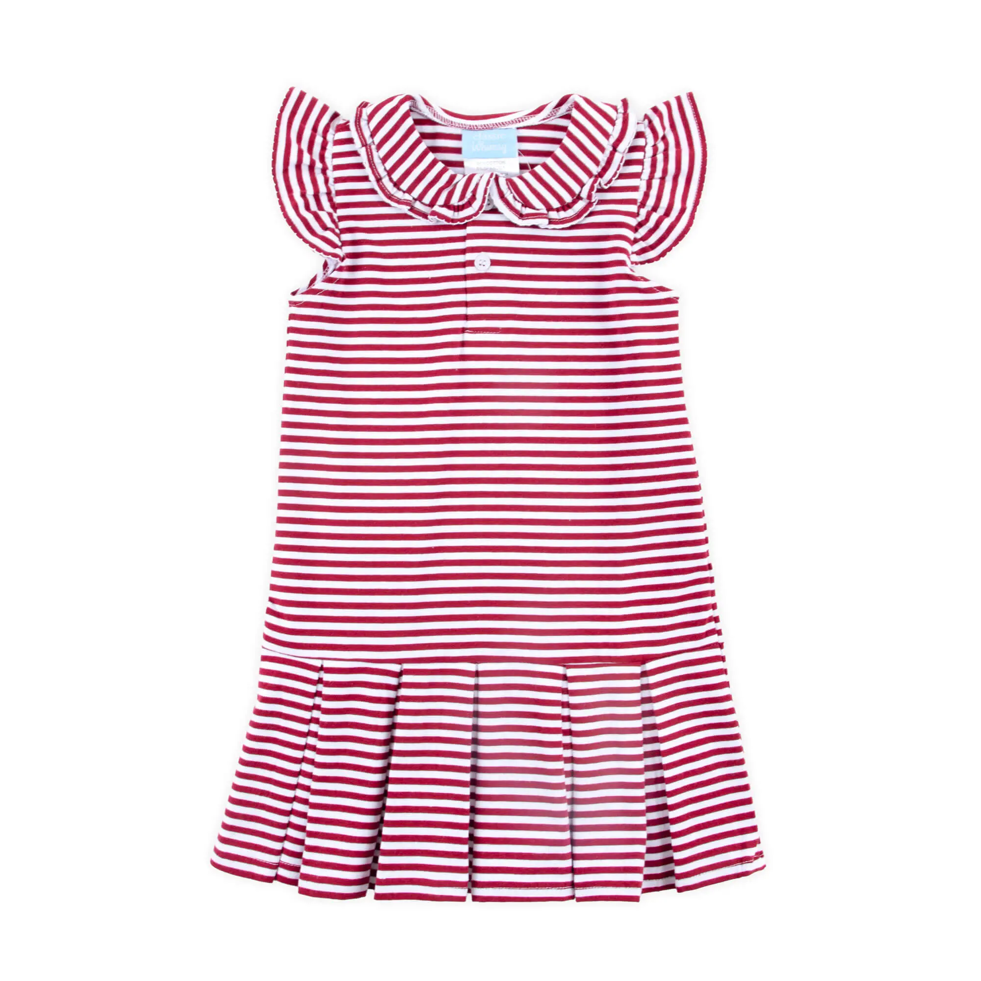 Maroon Stripe Ruth Dress