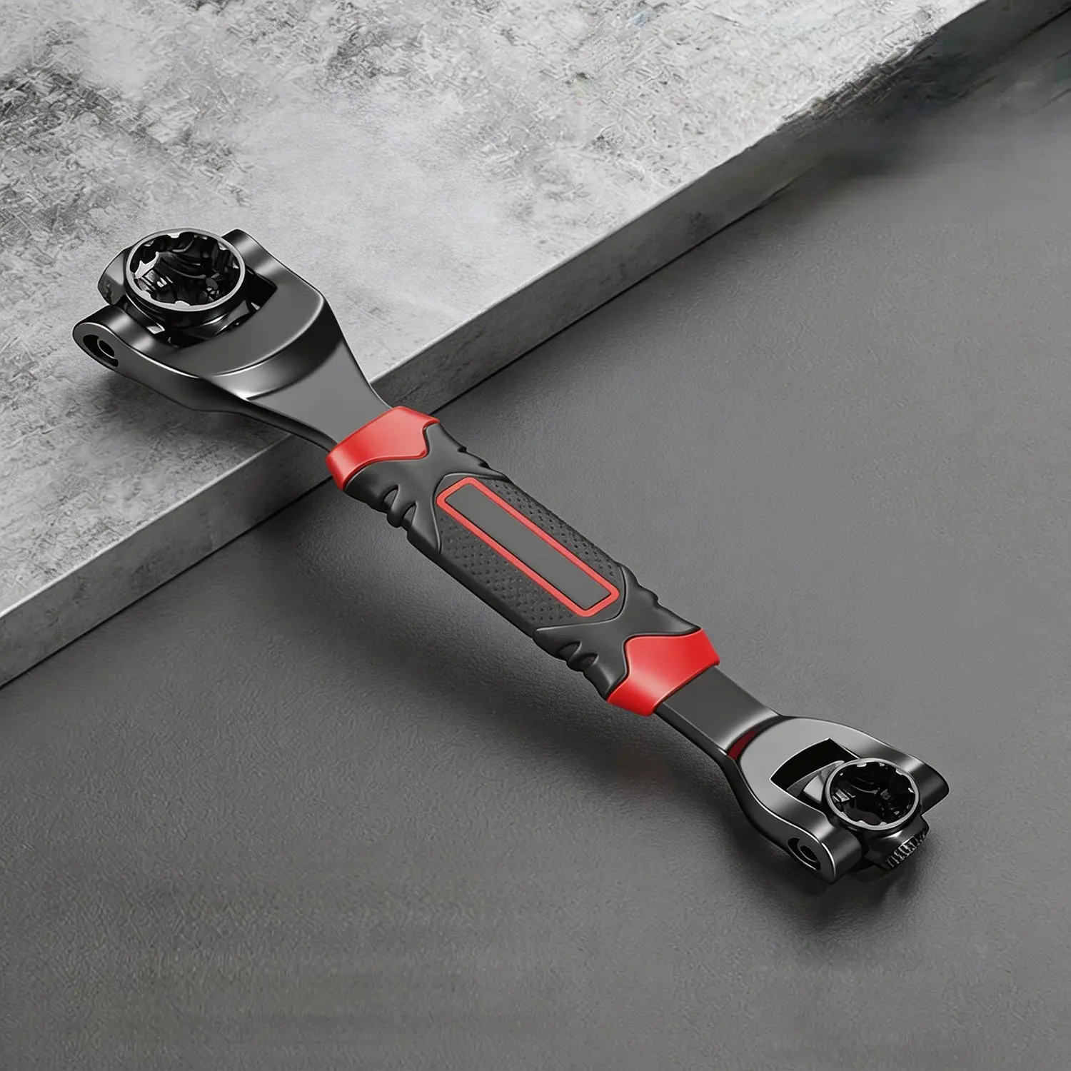 52-in-1 Socket Wrench, Multifunctional Socket Wrench, Universal Wrench Tool, Heavy Duty Tool, 8-19mm Metric Socket Tools for Home Car Bike Waterpipe Maintenance