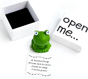 I Love You Gift, Frog Gift, Gift For Boyfriend, Gift For Girlfriend, Frog Keepsake, Matchbox Gift, Valentine's Day Gift for Her.