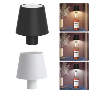 Rechargeable Bottle Lamp, Socket Type, Touch-Controlled Three-Color Adjustable Lighting, For Bedrooms, Dining Rooms, Bars, and Coffee Shops, Atmospheric LED Decorative Lighting