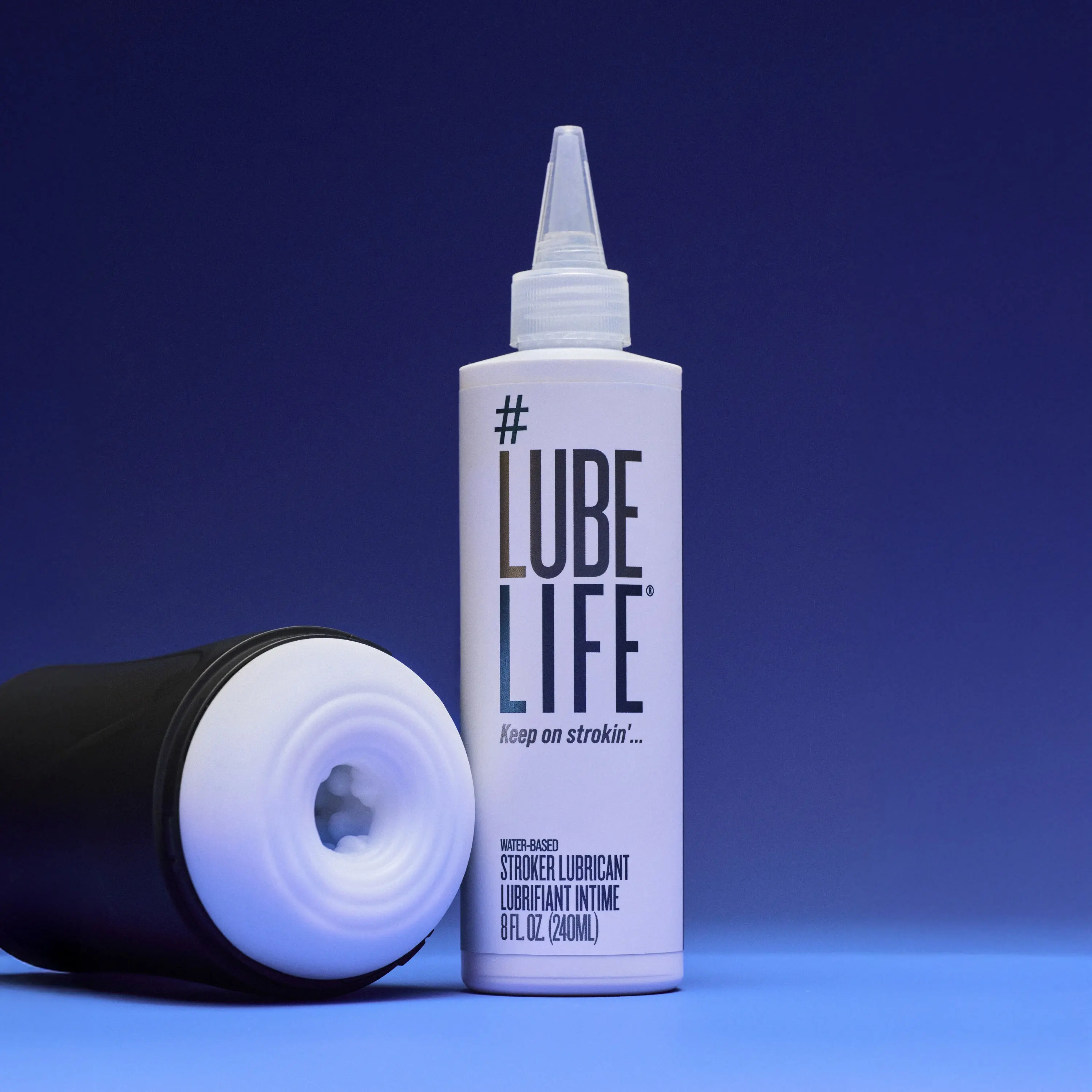 LubeLife - High-Viscosity Water-Based Personal Lubricant — Precision Tip (8 oz)