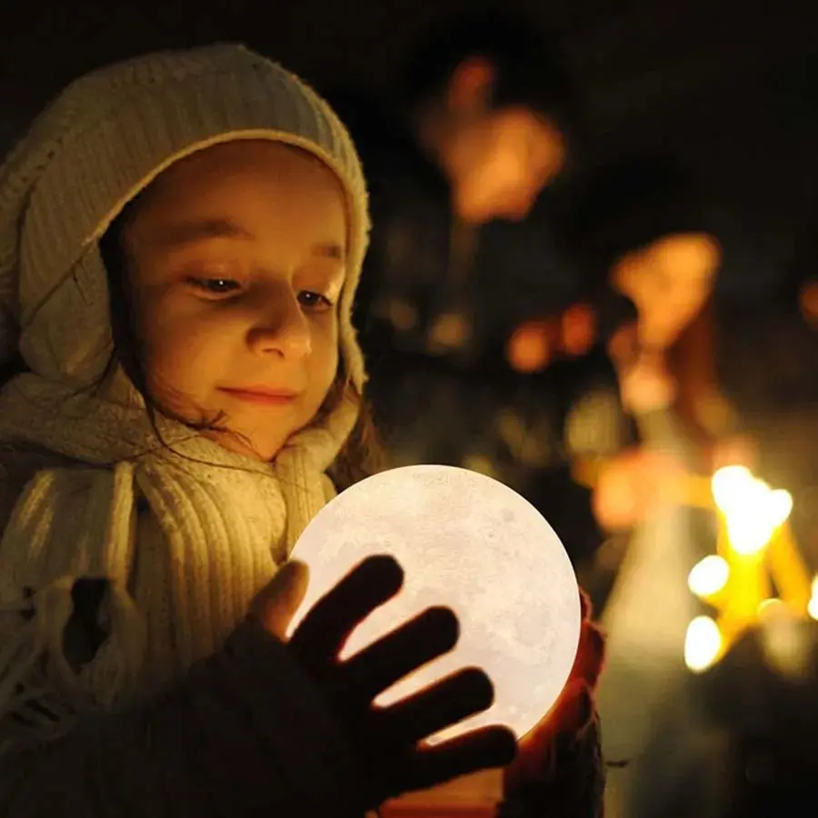 3D Star Moon Lamp