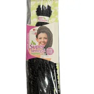 22 inch, jumbo Senegal mambo twist, synthetic crochet hair