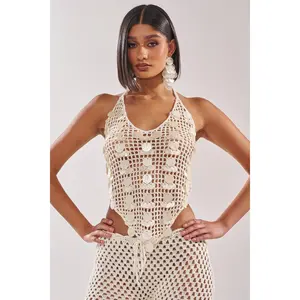 TAKE ME TO THE CLUB CROCHET TANK