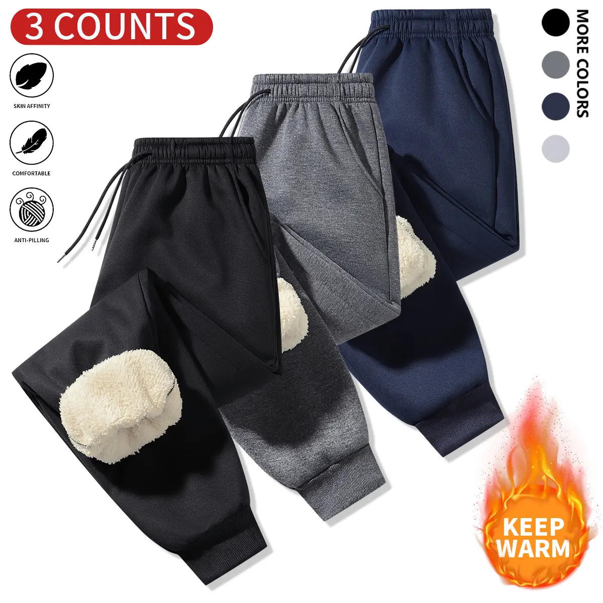 Black + Dark Gray + Navy Blue