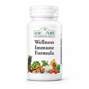 New Life Wellness Immune Formula with Elderberry Fruit and Olive Leaf Extract, 60 Softgels