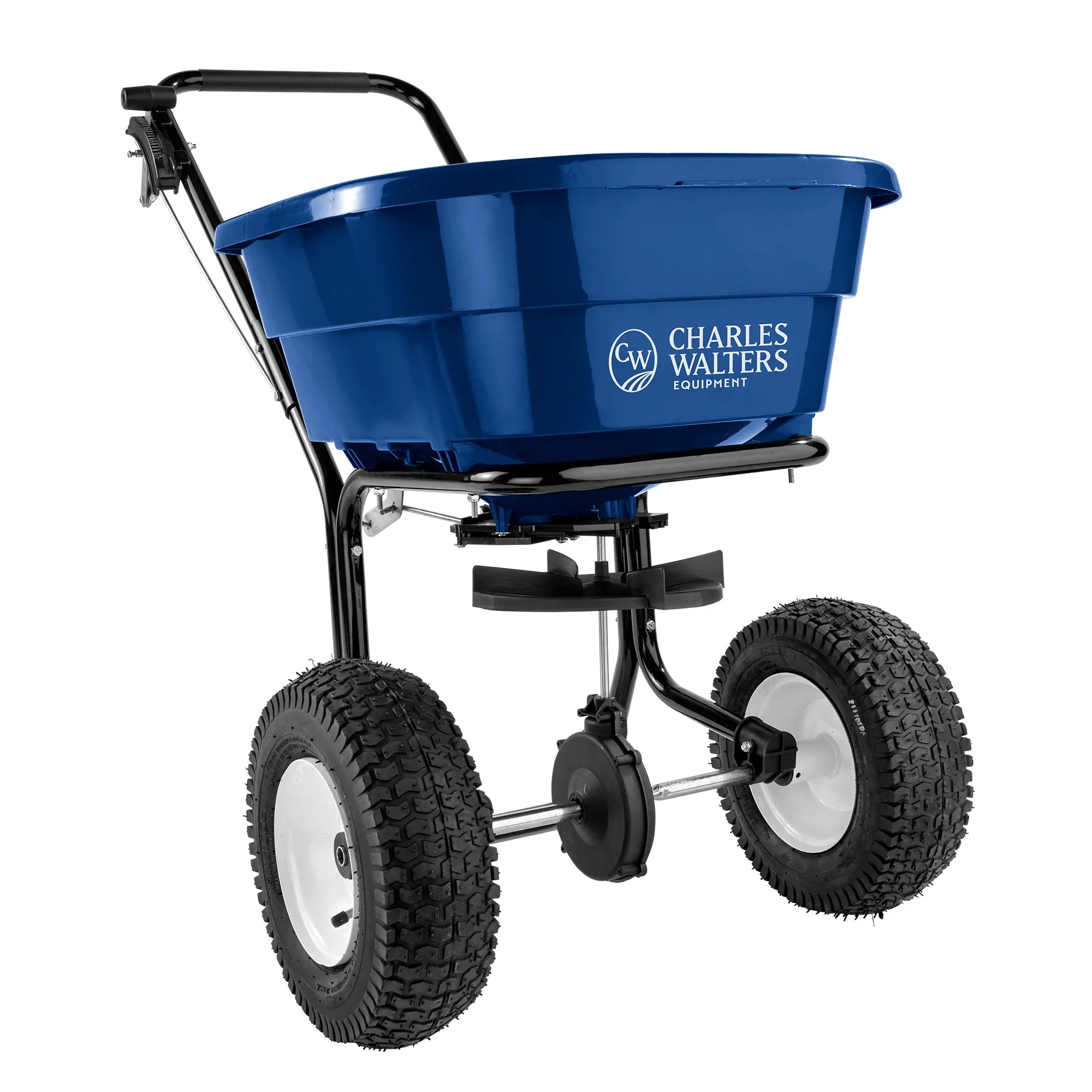 Charles Walters Equipment Broadcast Spreader with Steel Frame, 80lb Capacity