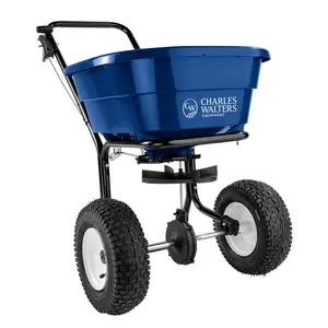 Charles Walters Equipment Broadcast Spreader with Steel Frame, 80lb Capacity