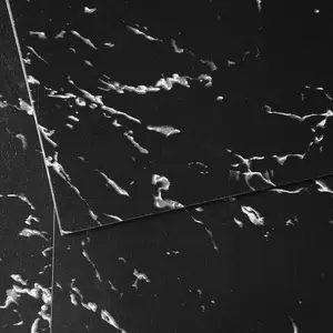 VEVOR Self Adhesive Vinyl Floor Tiles 12x 12 inch, 50 Tiles 1.5mm Thick Peel Stick, Black Marble Texture DIY Flooring for Kitchen, Dining Room, Bedrooms Bathrooms, Easy for Home Decor