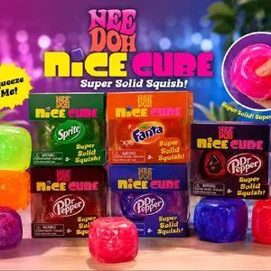 Nee Dohs Stress Relief Ball, Squishy Fidget Toy for Kids and Adults