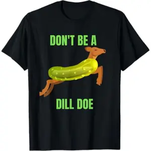 Soft Short Sleeve Dill Pickle T-Shirt with Breathable Fabric