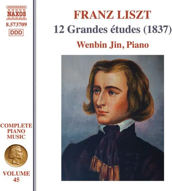 Classical Music CD - Franz Liszt: 12 Grandes Etudes Performed by Liszt / Wenbin Jin