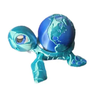 Sea Turtle Desk Pet in Multiple Color Options Ideal for Decor Accessory Use Fidget Toy Stress Relief Perfect for Calming and Stress Reduction Decorative Nature Ornaments Articulated stim fidgdt