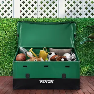 VEVOR Outdoor Storage Box Patio Deck Box 230 Gallon Waterproof PE Tarpaulin Light Organiser