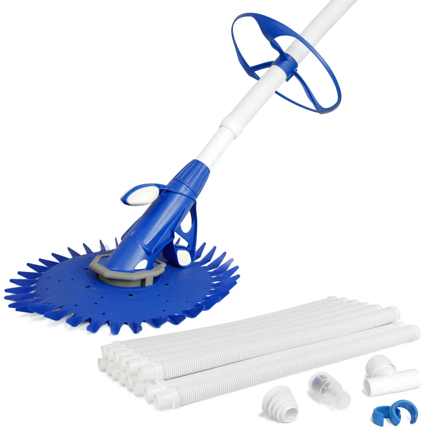 Professional Automatic Pool Vacuum Cleaner - Powerful Suction that Removes Swimming Pool Debris, Cleans Floors, Walls and Steps