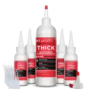 Thick CA Glue Complete Refill Kit (453-gram) -  Cyanoacrylate Glue for Mitre Joint Bonding, Woodworking, Carpentry, Archery Fletching, 16 oz