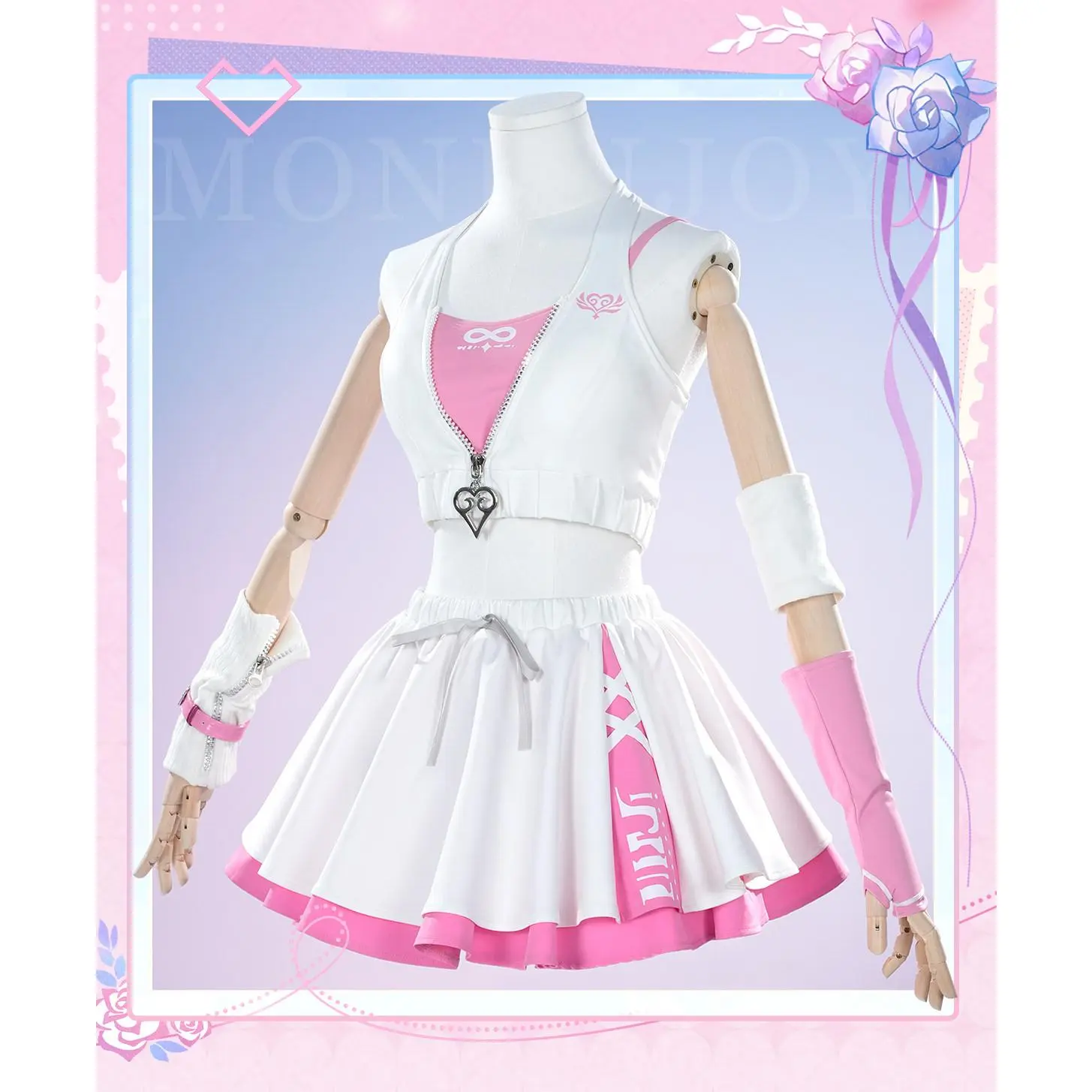 Game Honkai Star Rail Cyrene Cosplay Costume Uniform Outfis Anime Women Pink Cute Daily Cosplay Dress Casual Costume Set