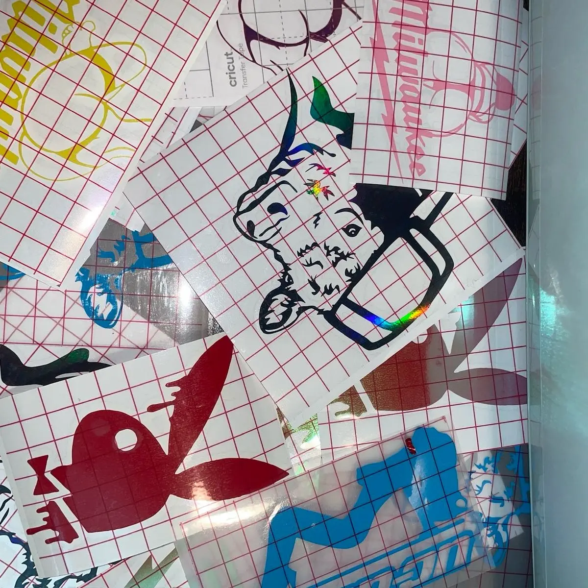 5 random stickers