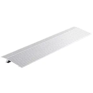 【Summervibes】VEVOR Door Threshold Ramp, 1" Rise, 800 lbs Load Capacity, Door Ramp for Wheelchairs, Aluminum Threshold Ramp for Doorways, Adjustable Modular Threshold Ramp for Wheelchairs, Scooters, Power Chairs