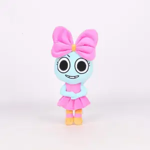 Dandy’s World Poppy Plush Toy Movie Stuffed Animals Cute Anime Doll Toys for Kids Birthday Gift Cartoon Scrap Pillow Horror Game Plushie Dolls Xmas Gifts