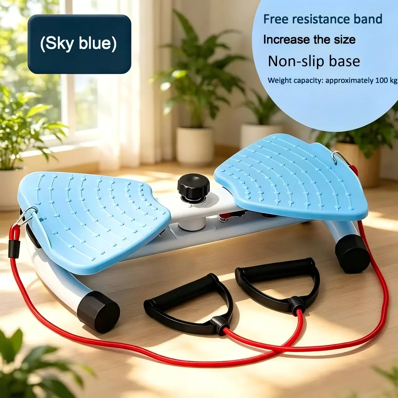 No gym? No problem! This twist stepper works legs, glutes AND core while you binge-watch Portable Waist Twisting Ab Trainer Adjustable Cervical Lumbar Stretch