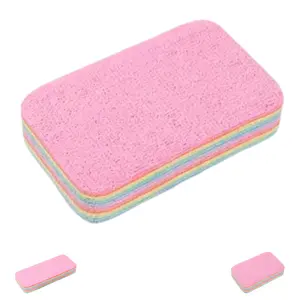 Rainbow Tearable Cleaning Cloth, 12-Layer Reusable Kitchen Dish Towel, Absorbent Non-Stick Oil Microfiber Wipes for Home Cleaning