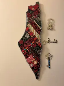 Palestine Map Wall Decor