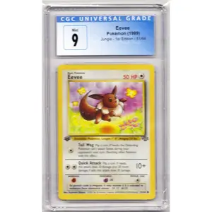 Eevee (Pokemon Jungle 1st Edition, 1999) 51/64 *Graded CGC Mint 9 Blue Label*