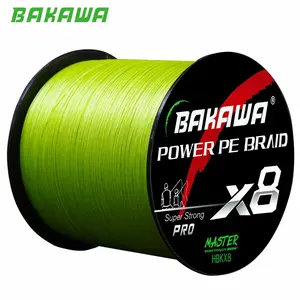 Akawa 8 Strands 500m Pe Braided Fishing Line, Fishing Gear, Durable & Smooth Casting, 10-80lb Test Strength, Multi-Purpose Design for Various Water Bodies