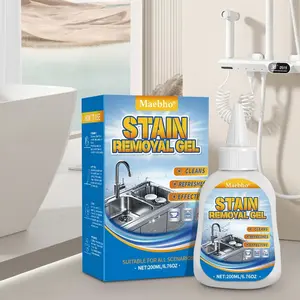 Maebho Powerful Home Stain Cleaner Gel 6.76 oz Mold & Mildew Remover for Washing Machine Seal Grout & Caulk Advanced Formula Household