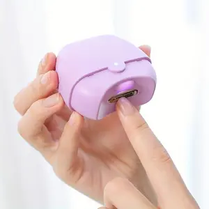 Portable Mini Smart Electric Nail Clipper, USB Rechargeable Automatic Nail Trimmer, Nail Care Tool for Home, Office, Travel, Nail Clippers