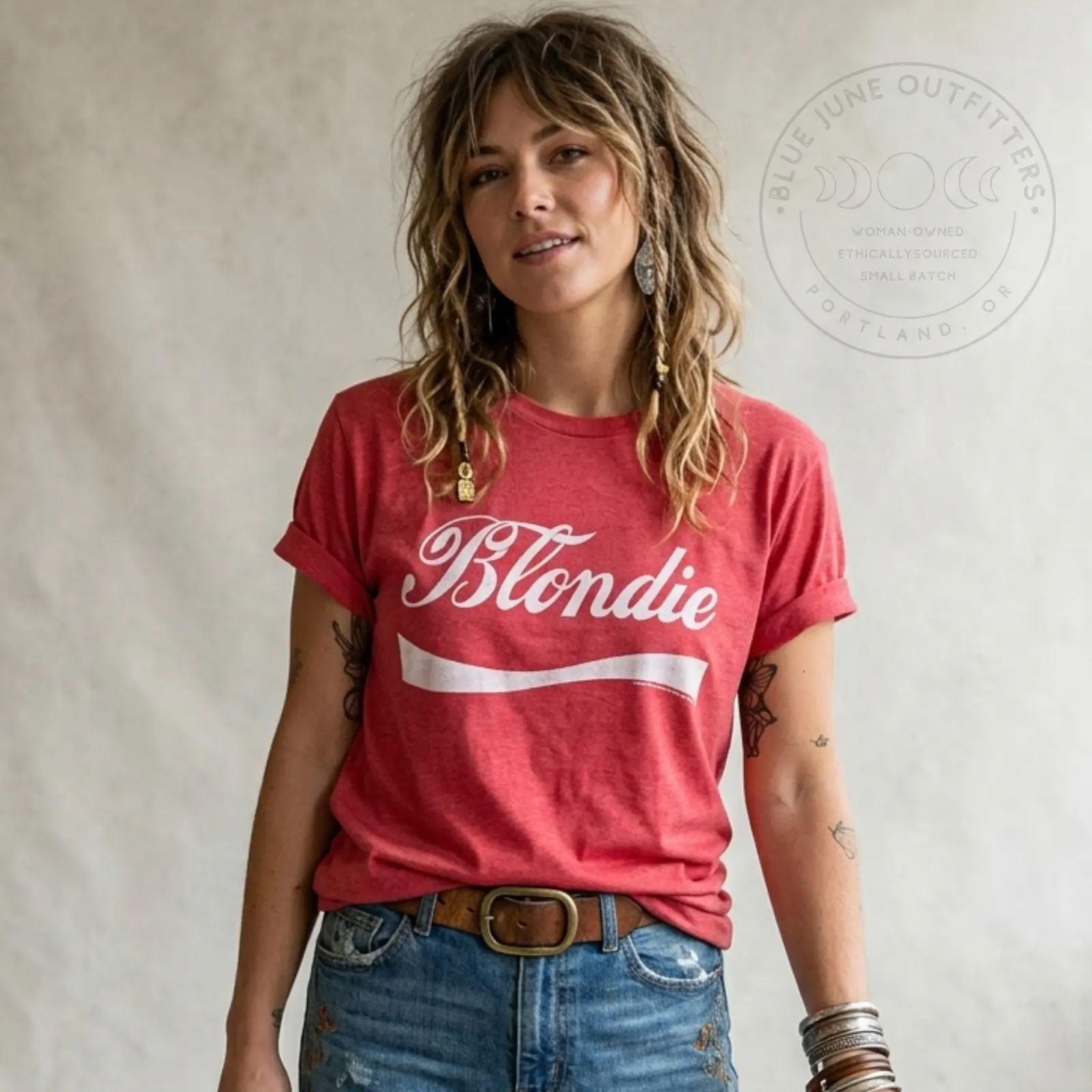 LICENSED - Blondie Throwback Graphic Band Tee