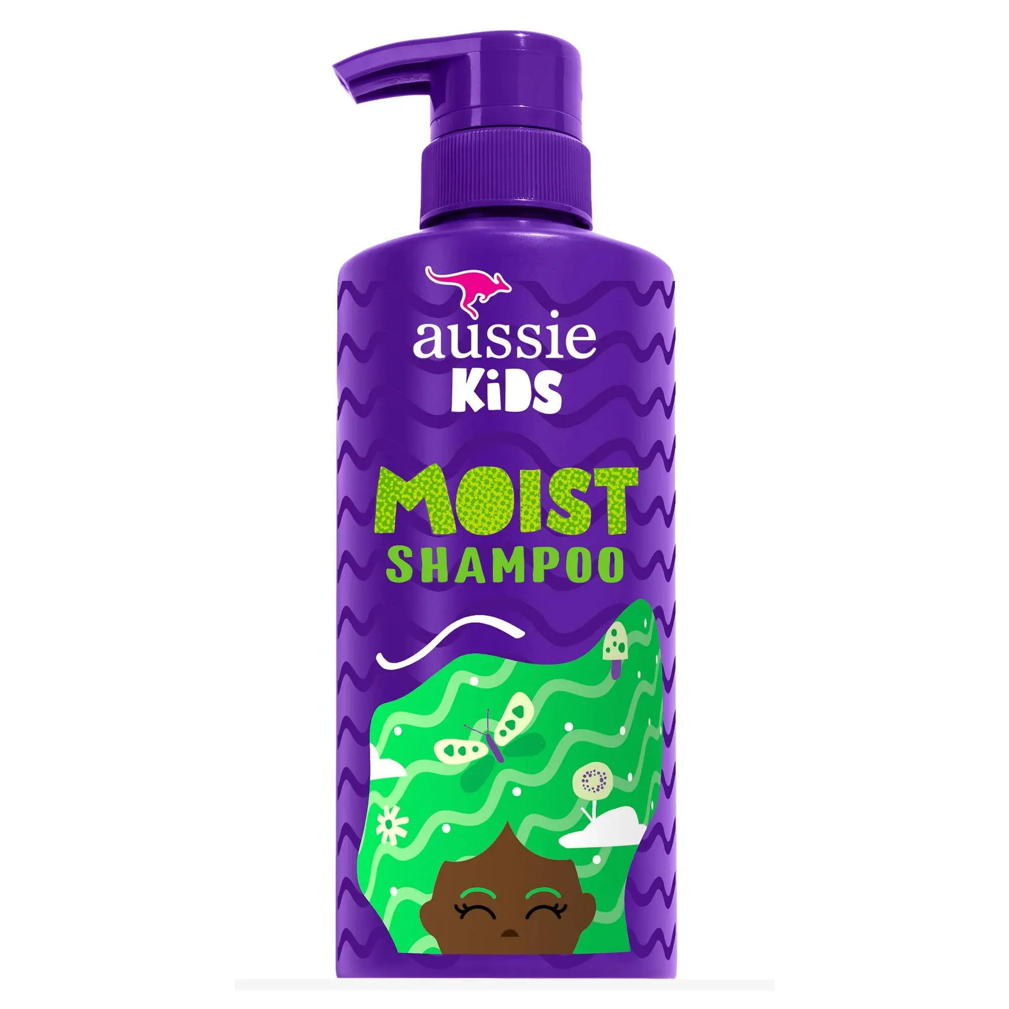 Aussie Kids Sulfate-Free Moist Shampoo, 16 fl oz - Gentle Cleansing Kids' Haircare Product