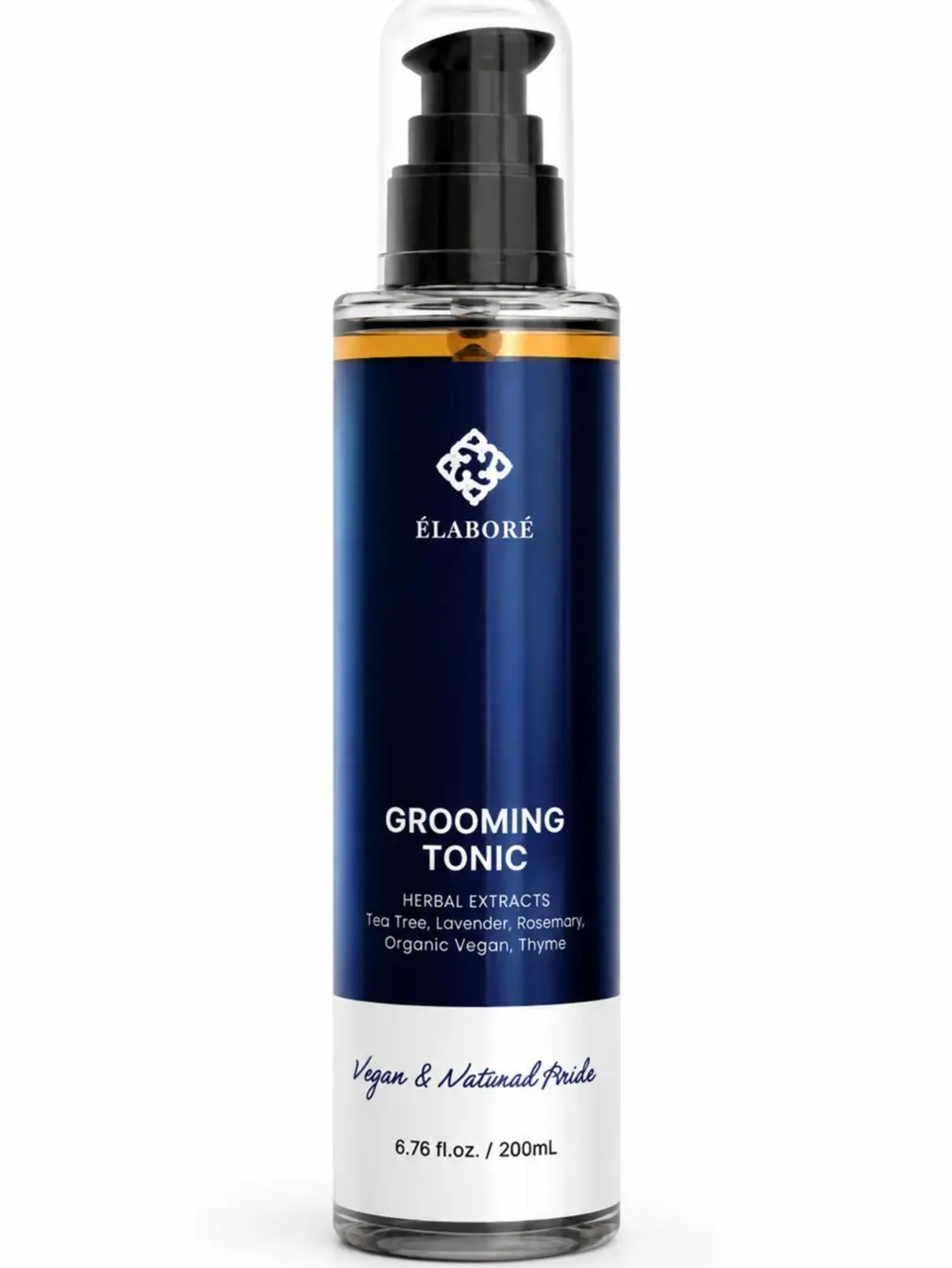 Elabore Herbal Haircare Grooming Tonic with Lavender & Rosemary, Lightweight, 6.76 fl.oz / 200 ml, Daily, 200Ml, For All Hair, Plant Extracts, Reduces Frizz, Unisex Use