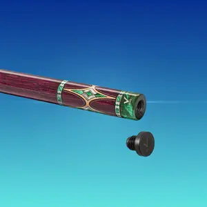EVO Royale Pool Cue – Garnet Crest | Luxury Glass Fiber, Carbon-Glass Butt, Hybrid Pro Taper, TIME 3 Tip (12.5 mm), 29 in Shaft