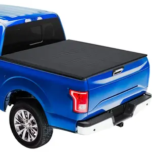 GARVEE Soft Roll Up Tonneau Covers: Waterproof Protection and Easy Installation for Ford F150, Maverick, Ranger, Honda Ridgeline, and Chevrolet Colorado with 5ft to 6.1ft Beds.