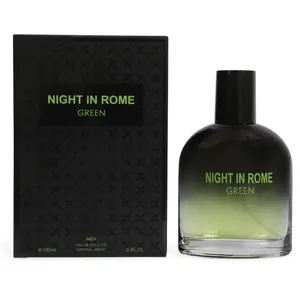 Night In Rome Green Eau de Toilette Natural Spray Cologne for Men 100ml/3.3fl.oz. - Fragrance for Men