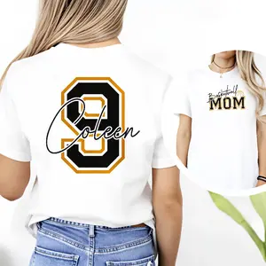 Basketball Mom Name and Number Shirt, Game Day Basketball Mom Sweatshirt, Personalized Basketball Team Shirt, Mama Basketball Season