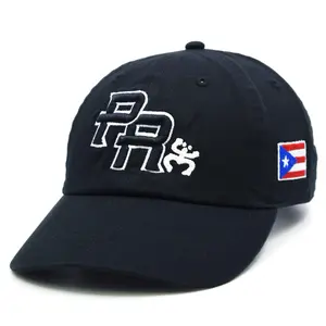 Puerto Rico Coqui Frog NEW Dad Hat Tino PR Flag Side Embroidery Baseball Cap Embroidered Dad Hat Casual Trendy Hat