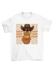 Funny Cartoon Peanuts Denim Menswear T-Shirt, Casual Daily Wear, Comfortable Fitted Design, Round Neck Short Sleeve, Long Clothing Length, Humorous Streetwear Style