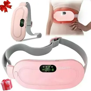 Heating Pad Smart Warmer Belt, Cordless Heating Pad, Electric Waist Belt, Waist-Vibrating Abdominal Massager
