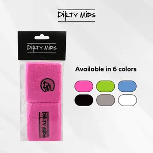 Dirty Mids Pro Wristbands 2 Pack - Unisex High-Quality Ultra-Absorbent Volleyball Accessories & Workout Straps in Vibrant Colorways