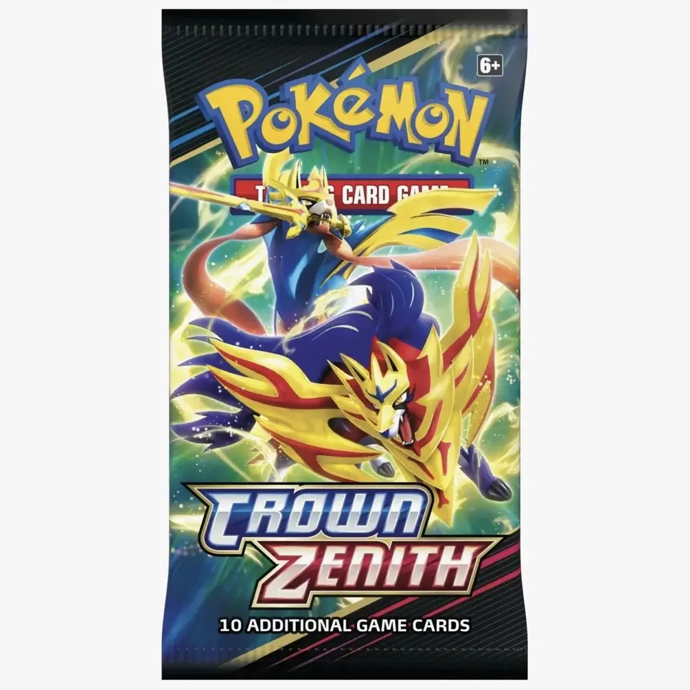 Pokemon Trading Card Game (LIVE RIP ONLY) Crown Zenith Booster Packs