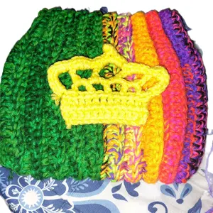 rainbow colored Stashy stash bag in size small