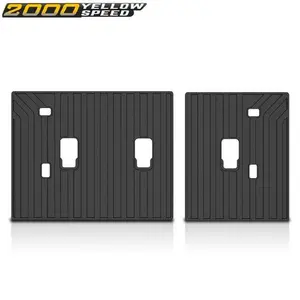 TPE 3rd Row Seatback Protector Mats  Fit For Subaru 2019-2026 Ascent Black