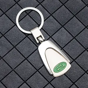 Silver Shield Style Land Rover Keychain, Anti-Oxidation Rust-Resistant, Fits All Models, Unisex Car Accessory, Must-Have Decoration