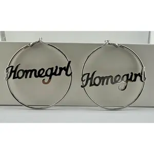 Big Hoop Earrings- HOMEGIRL