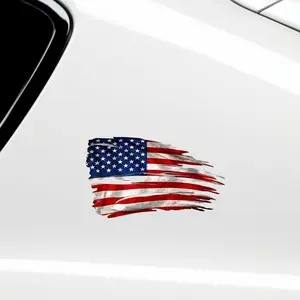Patriotic theme and national flag stickers, suitable for SUVs and trucks. Durable PVC body decoration stickers with vibrant colors and eye-catching designs to add a touch of style to your vehicle's appearance.