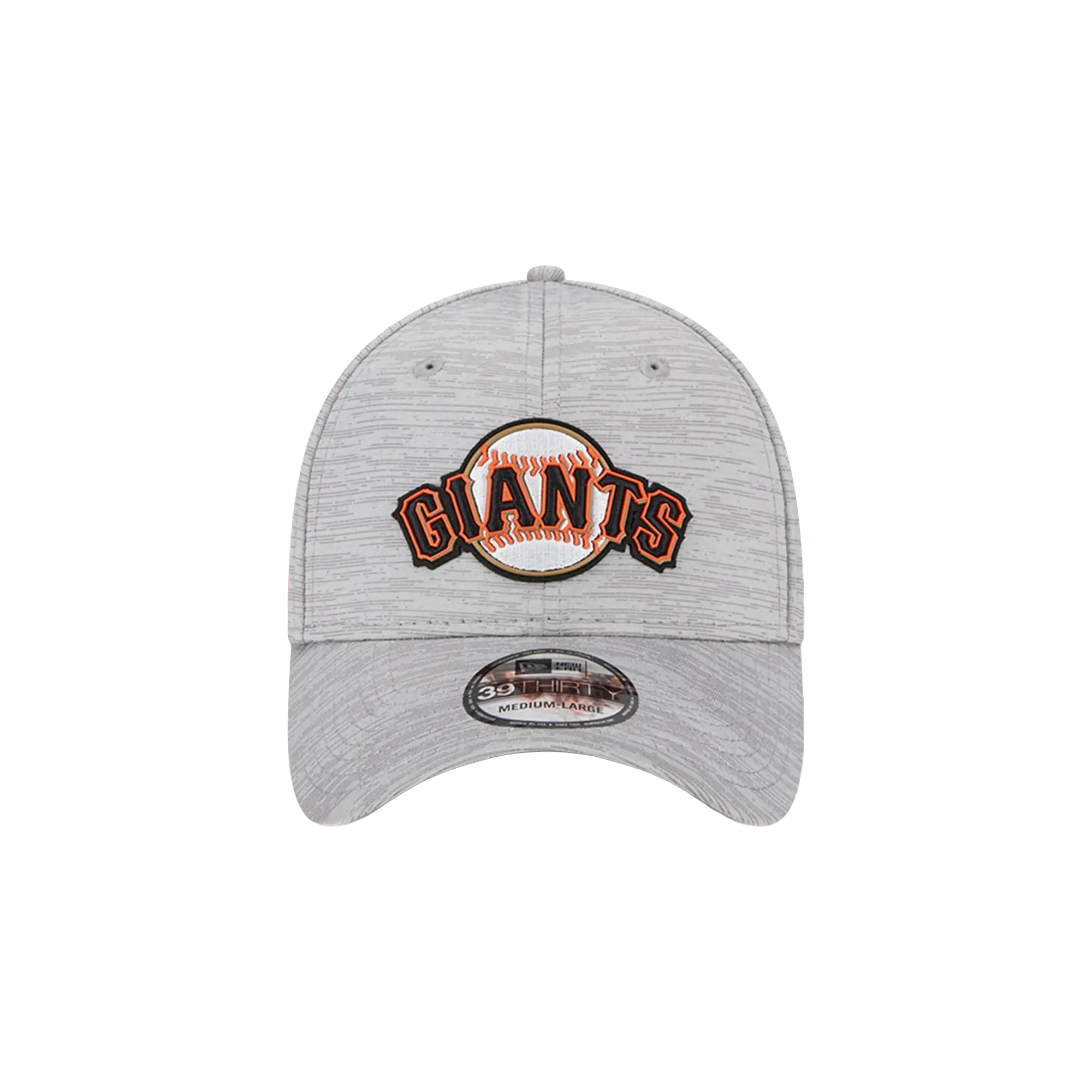 39THIRTY San Francisco Giants Clubhouse Flex Fit Hat "Heather Grey / Black - Brim" NE860