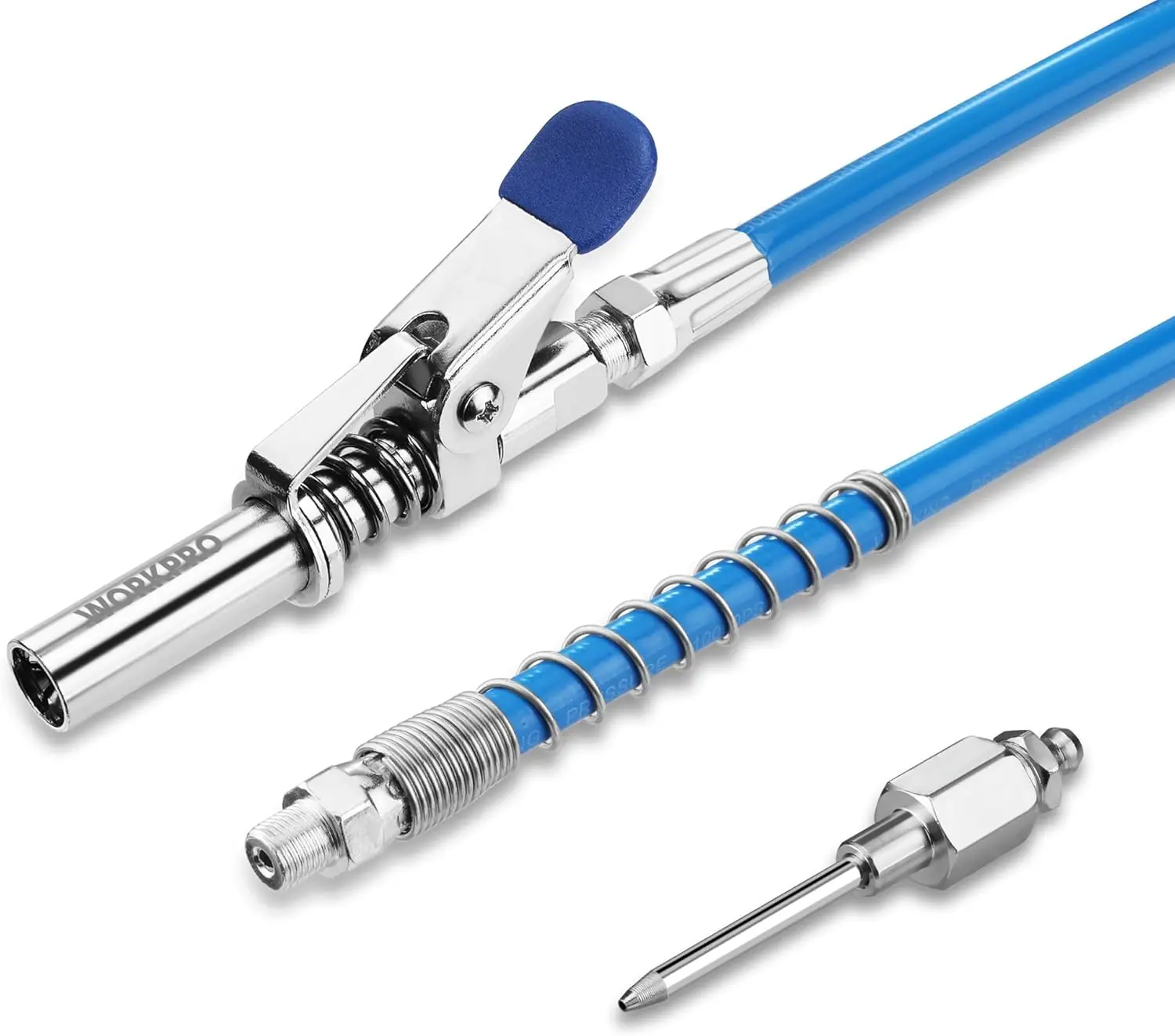 3PCS 10000PSI Gun Coupler Set| Quick Release, Needle, Hose, Lock, 1/8" NPT Gun Fittings
